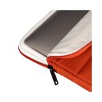 Targus Puffer Sleeve Case for 14" Laptop with Front Pocket Polyester and Plush Orange
