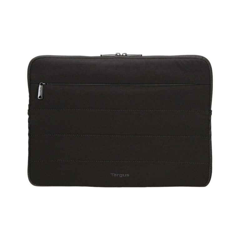 Targus Puffer Sleeve Case for 15 to 16-Inch Laptops with Front Pocket Black