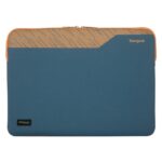 Targus Pulse II EcoSmart Sleeve Case, 15"-16" Laptop, Water Repellent, Neoprene, Blue, Orange