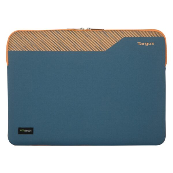 Targus Pulse II EcoSmart Sleeve Case, 15"-16" Laptop, Water Repellent, Neoprene, Blue, Orange