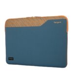 Targus Pulse II EcoSmart Sleeve Case, 15"-16" Laptop, Water Repellent, Neoprene, Blue, Orange
