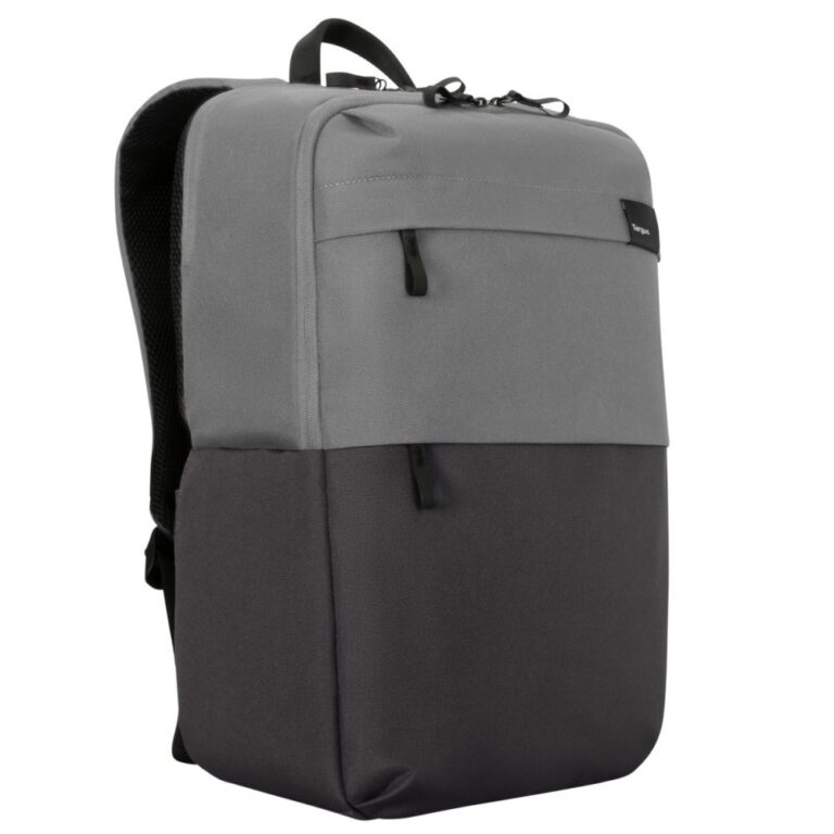 Targus Sagano EcoSmart Backpack for 15.6" Laptops - Black/Grey, Recycled Material