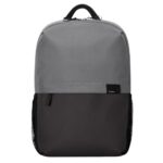 Targus Sagano EcoSmart Campus Backpack for 15.6" Laptops - Black/Grey, Unisex, Recycled PET