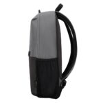 Targus Sagano EcoSmart Campus Backpack for 15.6" Laptops - Black/Grey, Unisex, Recycled PET
