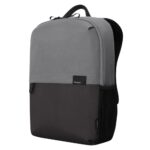 Targus Sagano EcoSmart Campus Backpack for 15.6" Laptops - Black/Grey, Unisex, Recycled PET