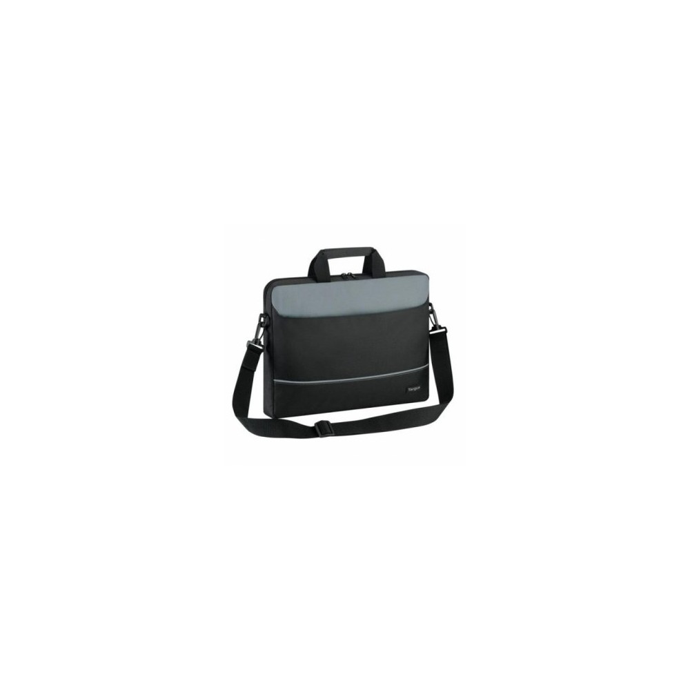 Targus TBT238EU Laptop Case for 15.6" Notebooks - Black, Grey Polyester Shoulder Bag Targus TBT238EU Laptop Case for 15.6" Notebooks - Black, Grey Polyester Shoulder Bag
