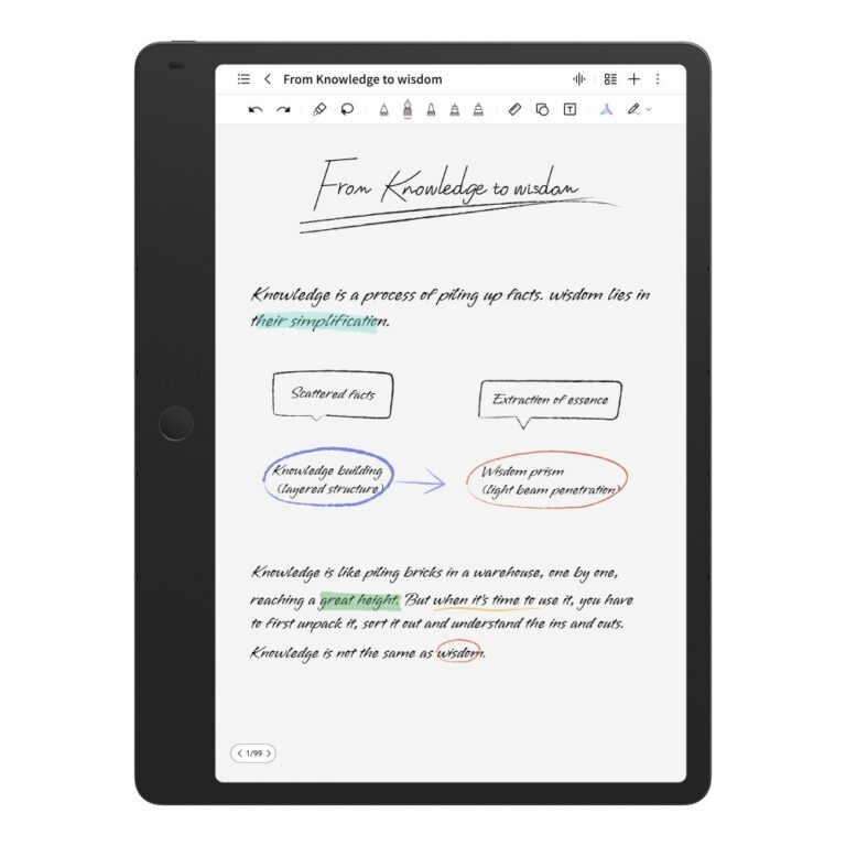 TCL NXTPAPER Note A1 Tablet 11.5" 2.2K 120Hz MediaTek Helio G100 8GB RAM 256GB Wi-Fi Android 16 Grey