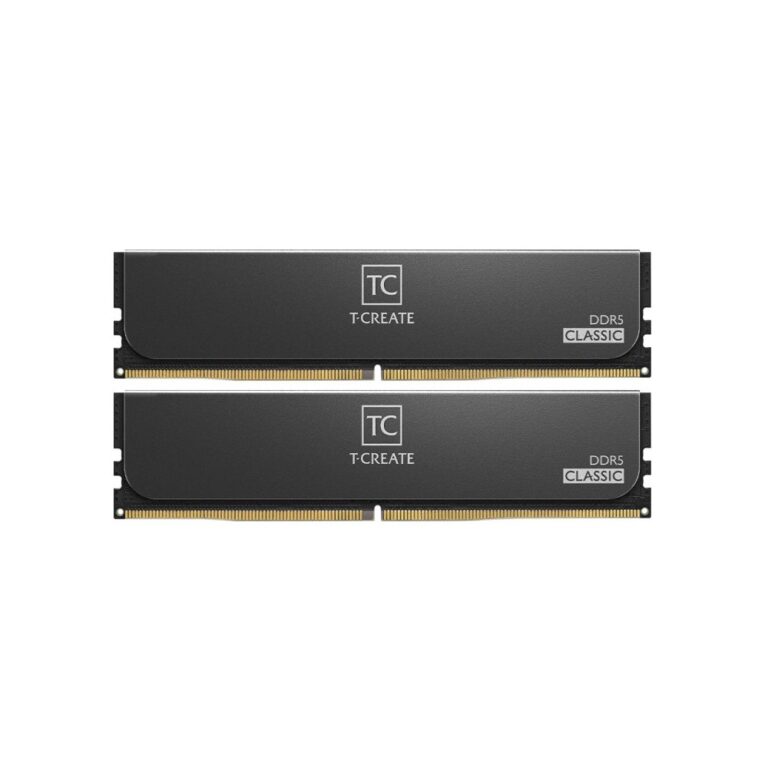 Team Group T-Create Classic 32GB (2 x 16GB) DDR5 5600 MT/s Desktop Memory Module Black