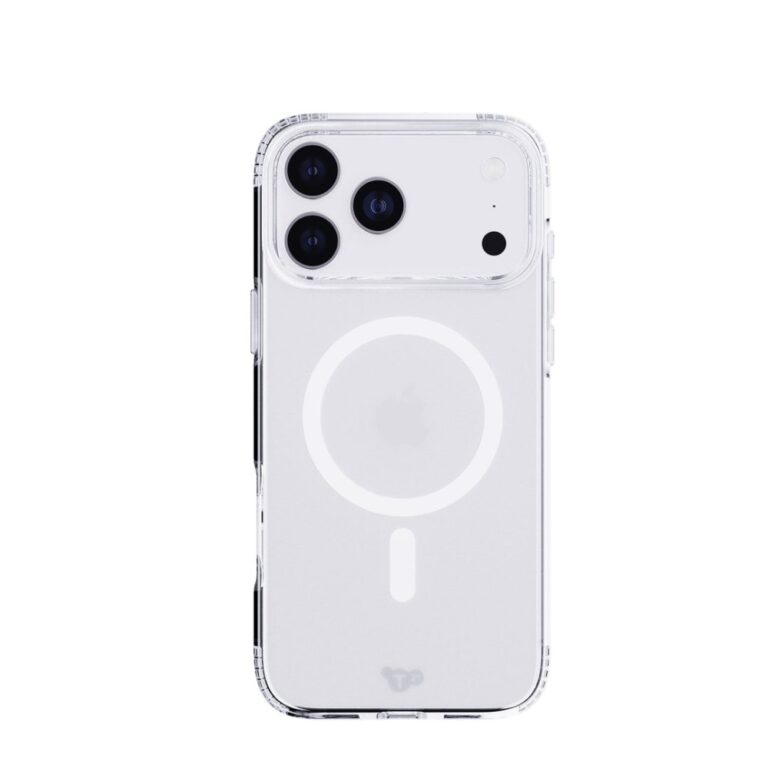 Tech21 Evo Clear Apple iPhone 17 Pro Max Case Transparent Silicone MagSafe compatible