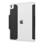Tech21 FlexFolio Flip Case for iPad Air 13" (2024/2025) - Black, Transparent with Stand Mode