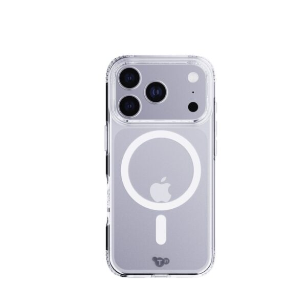 Tech21 T21-11329 Cover for Apple iPhone 17 Pro, Transparent Silicone, 6.3
