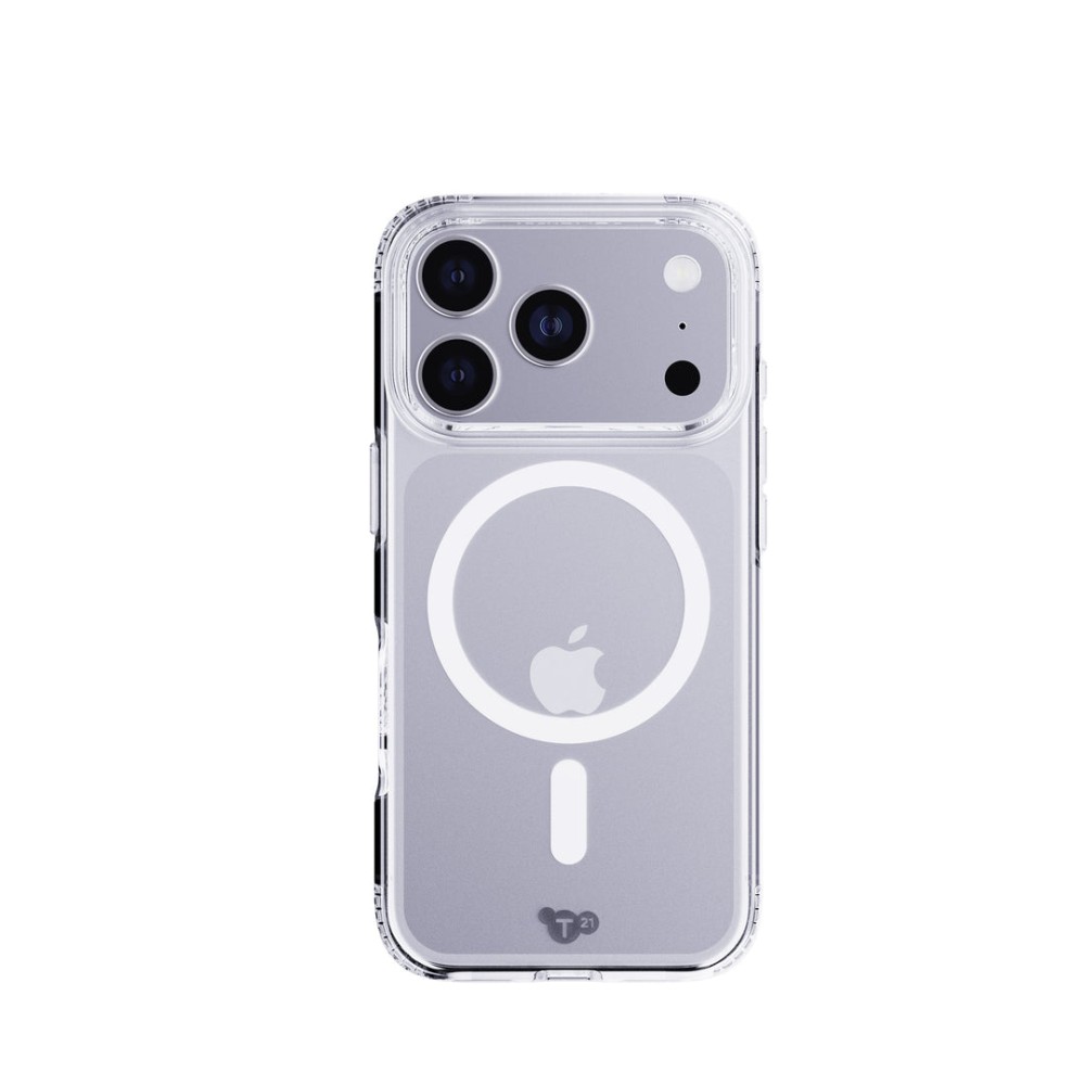 Tech21 T21-11329 Cover for Apple iPhone 17 Pro, Transparent Silicone, 6.3 Tech21 T21-11329 Cover for Apple iPhone 17 Pro, Transparent Silicone, 6.3