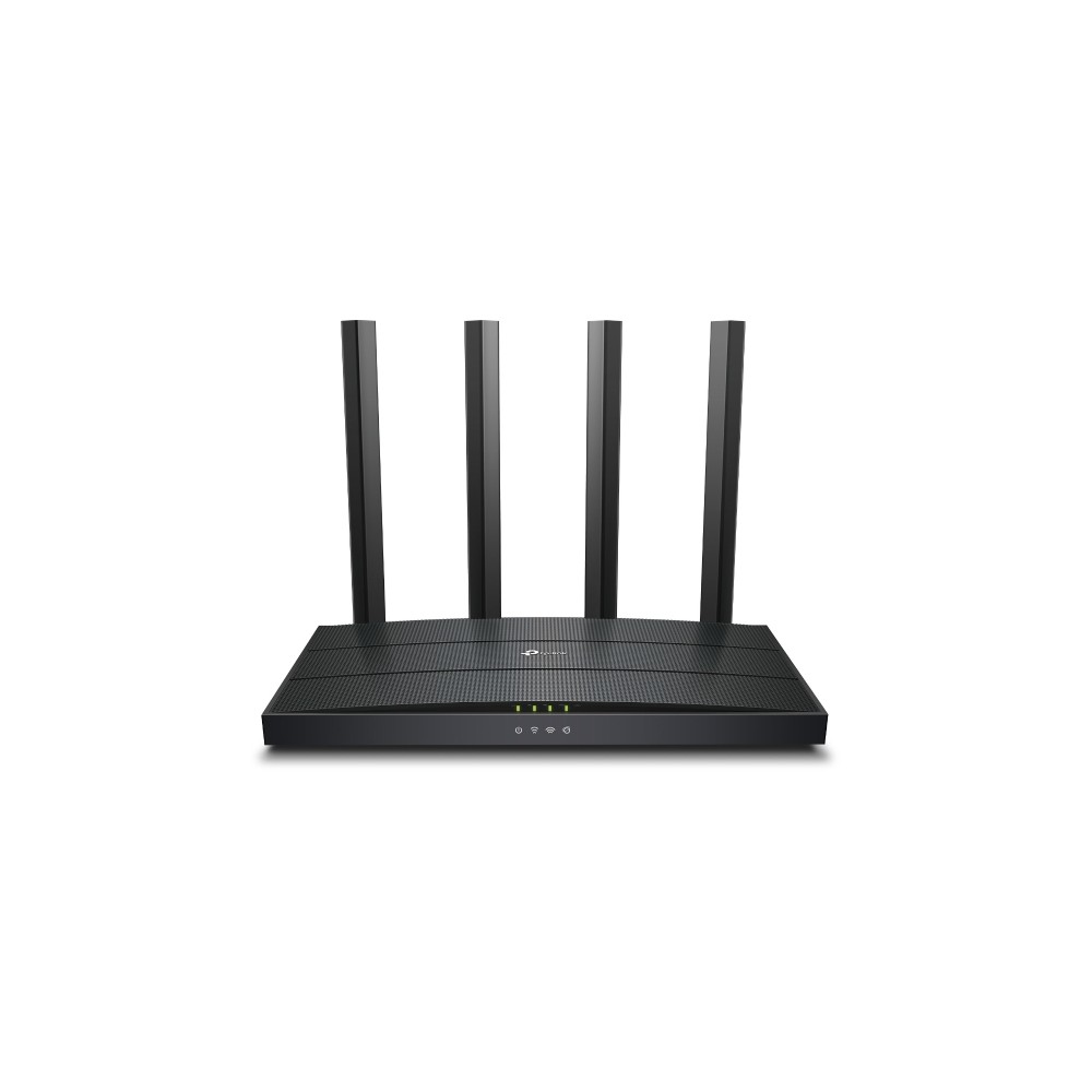 TP-Link Archer AX1500 Wi-Fi 6 Dual-Band Router 1501Mbps 4x Fast Ethernet Ports Black TP-Link Archer AX1500 Wi-Fi 6 Dual-Band Router 1501Mbps 4x Fast Ethernet Ports Black