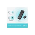 TP-Link Archer AX1800 Dual Band Wi-Fi 6 USB Adapter, Wireless WLAN, USB 3.2 Gen 1, 1201 Mbit/s, Black