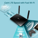 TP-Link Archer MR200 Dual-Band Wi-Fi 4G LTE Router Fast Ethernet Black