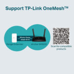TP-Link Archer MR600 V2 Wireless Dual-Band Gigabit Router Wi-Fi 5 4G Black