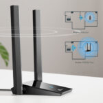 TP-Link Archer TX20U Plus AX1800 Dual-Band Wi-Fi 6 Wireless USB Adapter Black