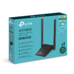 TP-Link Archer TX20U Plus AX1800 Dual-Band Wi-Fi 6 Wireless USB Adapter Black