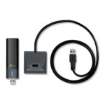 TP-Link Archer TXE70UH AXE5400 Wi-Fi 6E Tri-Band Wireless USB Adapter Black