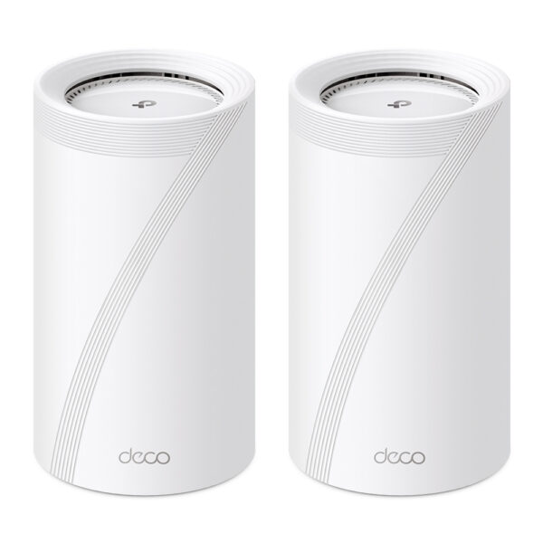 TP-Link Deco BE85 Whole Home Mesh Wi-Fi 7 System Tri-Band 19000 Mbit/s 2-Pack White