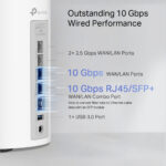TP-Link Deco BE85 Whole Home Mesh Wi-Fi 7 System Tri-Band 19000 Mbit/s 2-Pack White