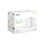 TP-Link Deco BE9300 Tri-Band Whole Home Mesh Wi-Fi 7 System, 9300 Mbps, 3 Pack, White