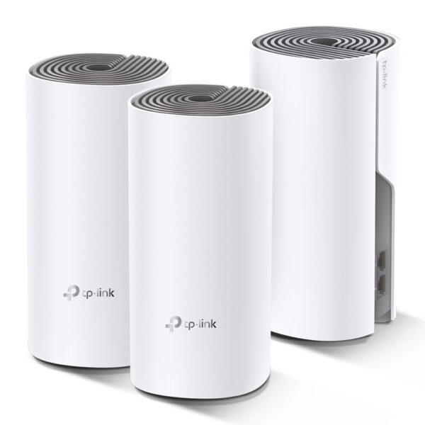 TP-Link Deco E4 AC1200 Whole Home Mesh Wi-Fi System, Dual-Band, 3-Pack, White