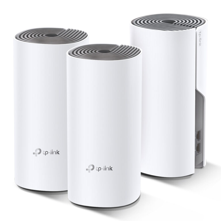 TP-Link Deco E4 AC1200 Whole Home Mesh Wi-Fi System, Dual-Band, 3-Pack, White
