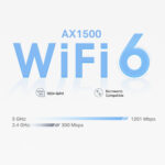 TP-Link Deco X1500 Whole Home Mesh Wi-Fi 6 System AX1500 Dual-Band 3-pack White