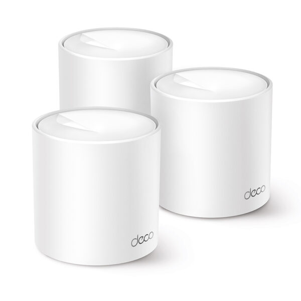 TP-Link Deco X1500 Whole Home Mesh Wi-Fi 6 System AX1500 Dual-Band 3-pack White