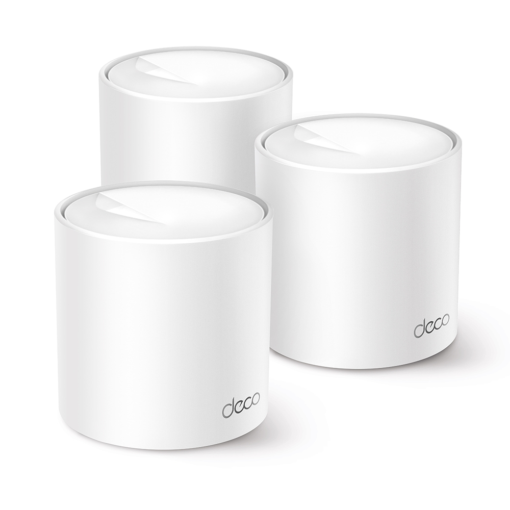 TP-Link Deco X1500 Whole Home Mesh Wi-Fi 6 System AX1500 Dual-Band 3-pack White TP-Link Deco X1500 Whole Home Mesh Wi-Fi 6 System AX1500 Dual-Band 3-pack White