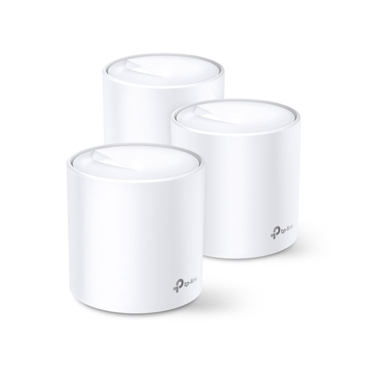 TP-Link Deco X60 AX3000 Whole Home Mesh Wi-Fi 6 System, Dual-Band, 3-Pack, White