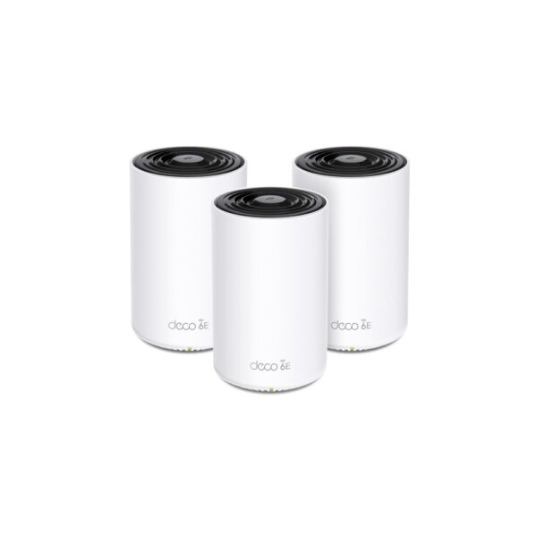 TP-Link Deco XE75 AXE5400 Tri-Band Mesh Wi-Fi 6E System 3-Pack White (670 m² coverage)
