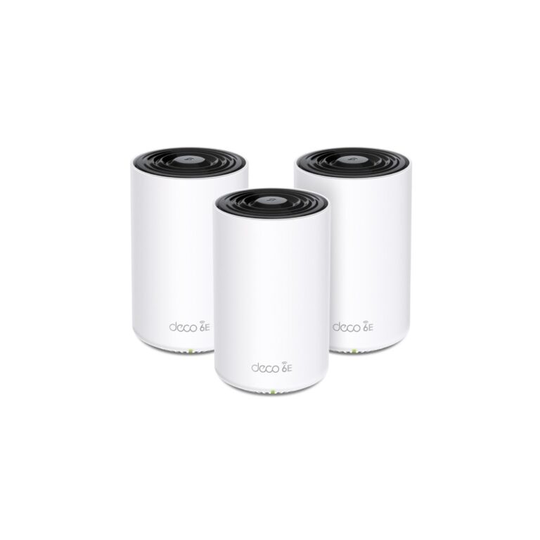 TP-Link Deco XE75 AXE5400 Tri-Band Mesh Wi-Fi 6E System 3-Pack White (670 m² coverage)