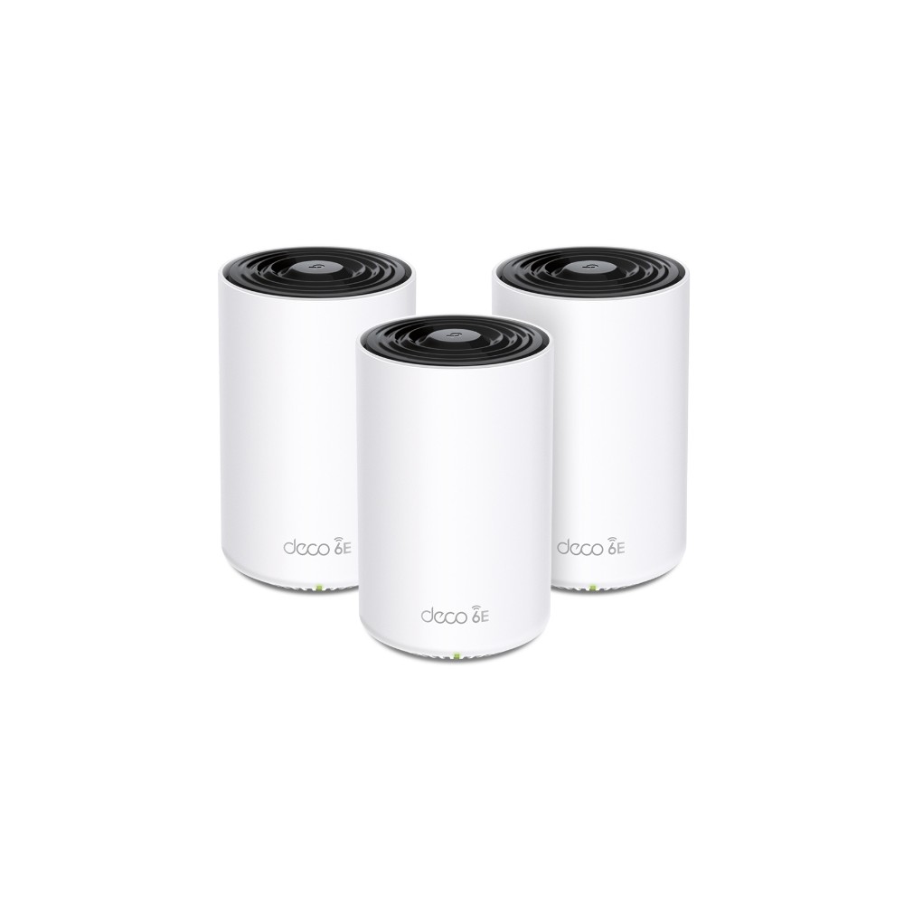 TP-Link Deco XE75 AXE5400 Tri-Band Mesh Wi-Fi 6E System 3-Pack White (670 m² coverage) TP-Link Deco XE75 AXE5400 Tri-Band Mesh Wi-Fi 6E System 3-Pack White (670 m² coverage)