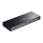 TP-Link ES228GP Managed L2 Gigabit Ethernet PoE+ Network Switch 24x PoE+ 2x SFP Rackmount Black