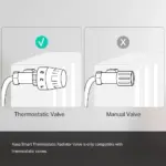 TP-Link Kasa KE100 Smart Thermostatic Radiator Valve White, Programmable, Works with Alexa/Google Assistant