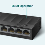 TP-Link LS1008G 8-Port Gigabit Unmanaged Ethernet Network Switch, 16 Gbps Switching Capacity, Black