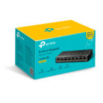 TP-Link LS1008G 8-Port Gigabit Unmanaged Ethernet Network Switch, 16 Gbps Switching Capacity, Black