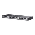 TP-Link Omada 16-Port Gigabit Smart Switch with 8-Port PoE+ L2/L2+ Managed 120W Black