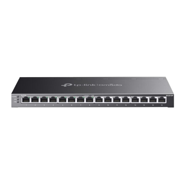 TP-Link Omada 16-Port Gigabit Smart Switch with 8-Port PoE+ L2/L2+ Managed 120W Black
