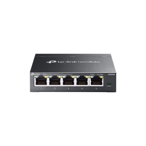 TP-Link Omada 5-Port Gigabit Easy Managed Switch with Cloud Access, Wall Mountable, Black