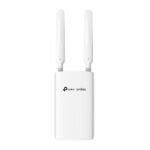 TP-Link Omada ER703WP-4G Outdoor Gateway/Controller, 4G LTE, Wi-Fi 6, 300/50 Mbit/s, Wall Mounting, White