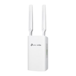 TP-Link Omada ER703WP-4G Outdoor Gateway/Controller, 4G LTE, Wi-Fi 6, 300/50 Mbit/s, Wall Mounting, White