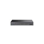 TP-Link Omada ER7212PC Multi-Gigabit VPN Router with 2x 2.5GbE, 10x GbE, 80 VPN Tunnels, Rackmount, Black
