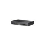 TP-Link Omada ER7212PC Multi-Gigabit VPN Router with 2x 2.5GbE, 10x GbE, 80 VPN Tunnels, Rackmount, Black