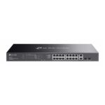 TP-Link Omada ES220GMP Managed L2 Gigabit PoE Network Switch 18-Port, 2 SFP, 250W Budget, Black