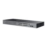TP-Link Omada ES220GMP Managed L2 Gigabit PoE Network Switch 18-Port, 2 SFP, 250W Budget, Black