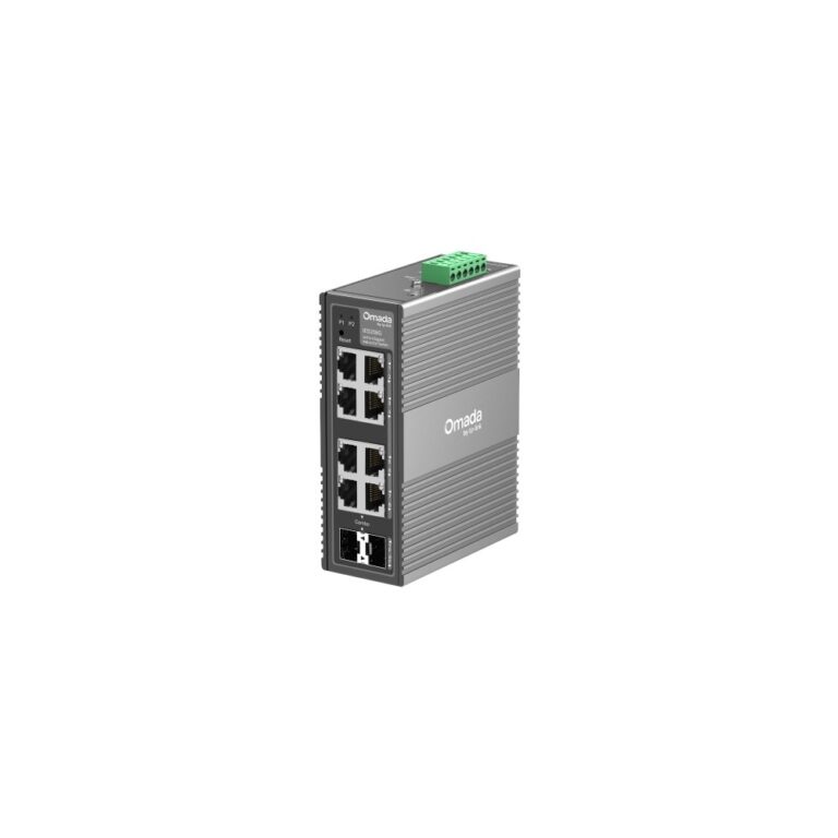 TP-Link Omada IES208G Managed Gigabit Ethernet Switch, 6x RJ-45, 2x SFP Ports, Wall/DIN Rail Mount
