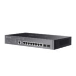 TP-Link Omada L2+ Managed Switch, 8x Gigabit Ethernet, 2x SFP Slots, Cloud-Managed